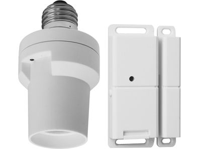 SmartHome Lampenfassung zur Lichsteuerung mit Magnetsender / Lichtschranke