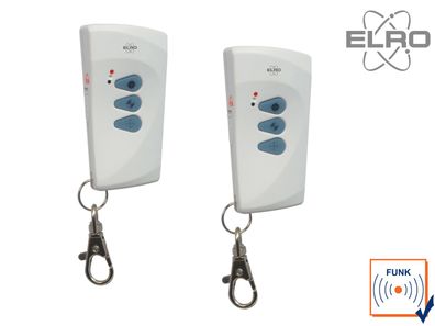 2 Stk. Funkfernbedienung ELRO AP5500 Alarmsystem mit Telefonwählgerät Handsender