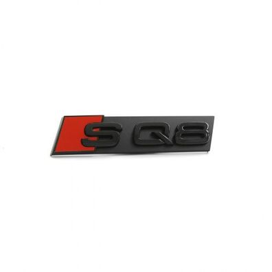 Original Audi SQ8 Schriftzug Clip schwarz/ rot Kühlergrill Plakette 4M8071805
