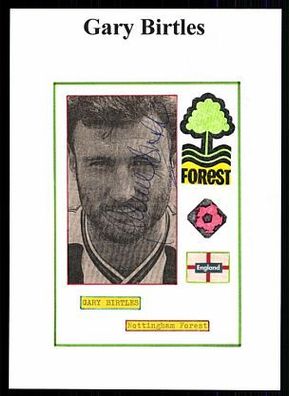 Gary Birtles Nottingham Forest TOP Original Signiert + G 9521