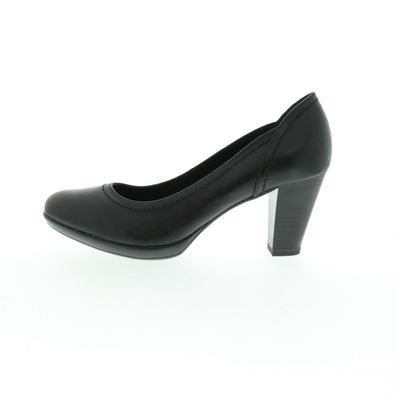 Tamaris Damenschuhe Größe 40 Schwarz Pumps Glattleder Ohne Verschluss 12240037-A-E