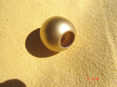 Tuchring Perle 3cm goldfarben Halter für Halstuch Trachtenschmuck Tuchschmuck Z p