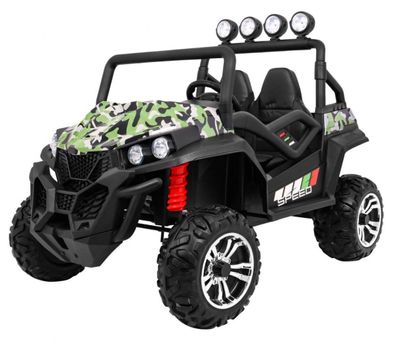 Grand Buggy XXL 2020 - 2-Sitzer Allrad 4x45W - Jungle Army - Kinder Elektroauto