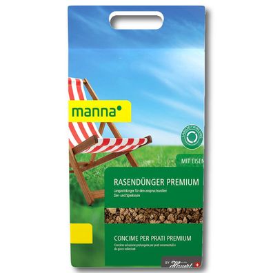 Manna Premium Rasendünger 5 kg Langzeitdünger Startdünger Sommerdünger Herbst