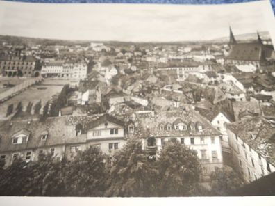4293 / Ansichtskarte- Weimar-Blick auf Marktplatz, Nationaltheater, Herderkirche