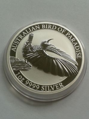 Original 1$ 2018 Australien birds of paradise 1 Unze 31,1 g 9999er Silber