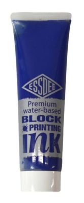 Premium Qualität Block Druckfarbe Brilliantes Blau 100 ml Aqua Linoldruck Farben