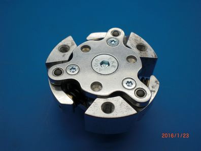 Lauterbacher 3-Backen Alu-Kupplung einstellbar Art. 50486X für L 3 Super-Sprint