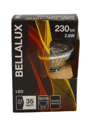 Bellalux LED Reflektorlampe, GU10, Warm White, 2700 K, Leuchtmittel, 2 Stück