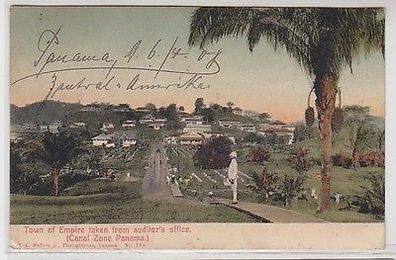 62097 Ak Panama Canal Zone Town of Empire taken from auditor´s Office um 1910