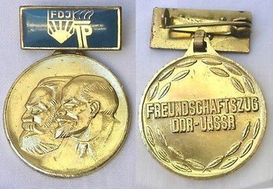 seltener DDR Orden Pioniere FDJ Marx und Lenin Freundschaftszug