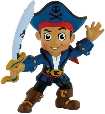 Bullyland Spielfigur Disney Jake und die Nimmerland Piraten Kapitän Jake 7cm