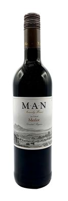MAN Rotwein 0,75L (14% Vol) - Jan Fiskaal Merlot - Südafrika- [Enthält Sulfite]