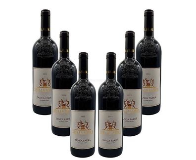 Sella und Mosca Rotwein - 6er Set - 6x 0,75L (13,5% Vol) - Tanca Farra Alghero