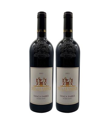 Sella und Mosca Rotwein - 2er Set - 2x 0,75L (13,5% Vol) - Tanca Farra Alghero