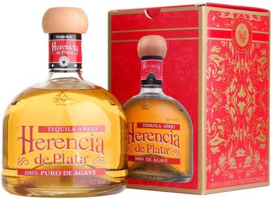 Herencia de Plata Añejo Tequila 0,7L (38% Vol)- [Enthält Sulfite]