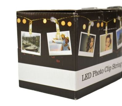 Cookey LED Fotoclips Lichterketten, 40 Foto Clips 5M/16.4ft Dekoration