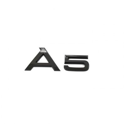 Original Audi A5 Schriftzug schwarz Tuning Logo Black Edition Emblem 8W6071803