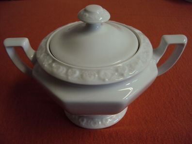 Tapio Wirkkala Rosenthal Variation weiß//noire uni Zucker Gelee Dose 3tlg