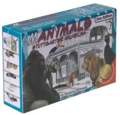 Adlung Spiele 81023 Manimals Wilhelma 1 Kartenspiel Playing cards Neu New