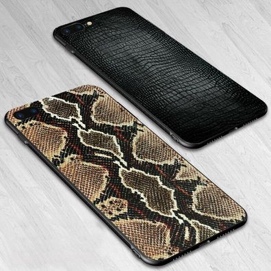 Schlangenlederoptik case Leder Cover Tasche Case Handyhülle für Apple iPhone