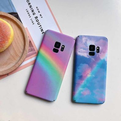 NEU Regenbogen Rainbow Cover Handyhülle Schutz Handycase Samsung Galaxy S / Note