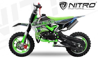 Nitro Motors Bullbike 49cc Dirtbike 10 Zoll Crossbike Pocketbike Kinderbike