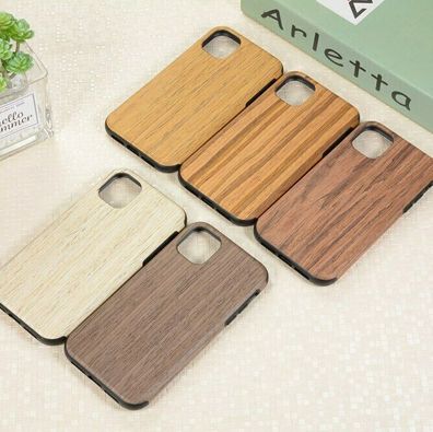 Retro Wood Luxus Holzdesign Holz Case Handyhülle für Apple iPhone 11 | 11 Pro