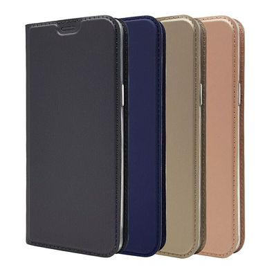 Leder Flip Handy Tasche Cover Case Schutz Hülle Etui Wallet für Samsung Galaxy