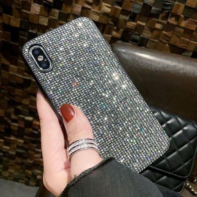 Glitter Glitzer Diamant Handy Hülle Tasche Schutz Case für ALLE Apple iPhone