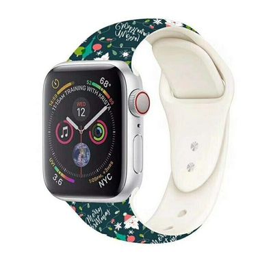 Weihnachten Christmas Armband band ersatz Strap für Apple Watch serie 5 4 3 2 1