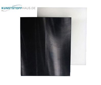 12-40 mm - POM ELS Platte - Abm. wählbar - Polyoxymethylen Schwarz