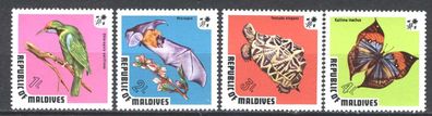 Malediven Mi 463 - 466 postfr Fauna mot4048