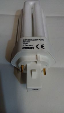 Osram Dulux T Plus 26w/830 Made in Germany Osram CE warm-white 2 Stifte Pins Bolzen