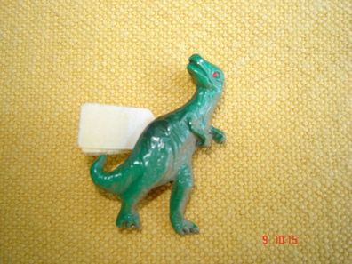 Dinosaurier T Rex Anstecknadel Brosche handbemalt grün 4x2 cm