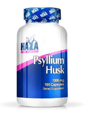 Haya Labs Psyllium Husk 1000mg 100 Capsules 1000mg in 2 Capsules