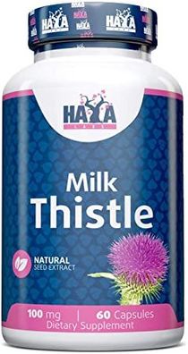 Haya Labs Milk Thistle 100mg 60 Capsules
