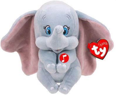 Ty Disney Dumbo Plüschfigur mit Sound 15 cm Kuscheltier Disney Elefant NEU NEW