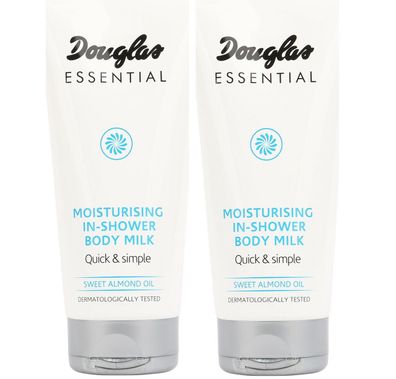 Douglas Essential Moisturising Bodymilch Duschcreme Köpermilch mit süßes Mandelöl