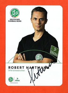Robert Hartmann ( DFB-Schiedsrichter ) - persönlich signiert (2)