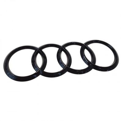 Original Audi Ringe Emblem schwarz A3 8V Sportback Logo Aufkleber 8V4853742AT94