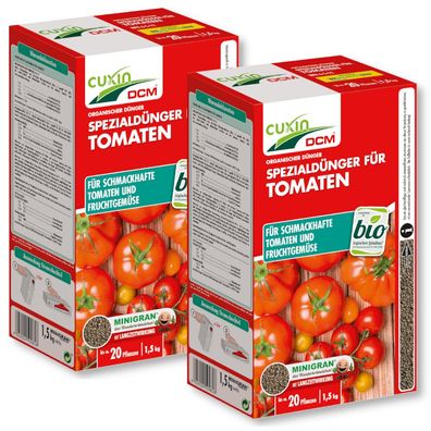 Cuxin Tomatendünger 3 kg Dünger Tomaten Gemüse Obst Garten Organisch Bio Öko
