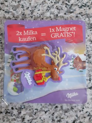 winterlicher Milka Magnet