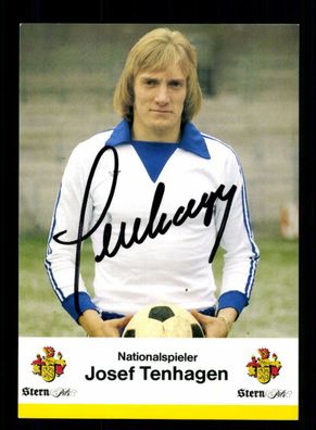 Josef Tenhagen Autogrammkarte VFL Bochum 70er Jahre Original Signiert
