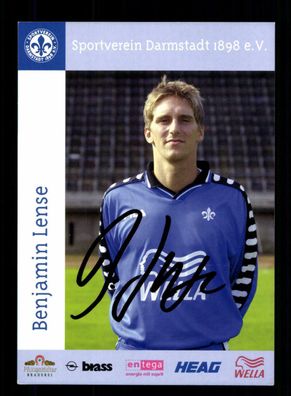Benjamin Lense Autogrammkarte SV Darmstadt 98 2001-02 Original Signiert