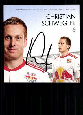 Christian Schwegler Autogrammkarte Red Bull Salzburg 2010-11 ## BC G 30225