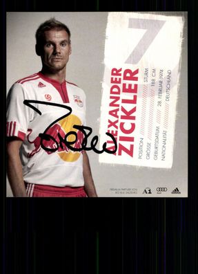 Alexander Zickler Autogrammkarte Red Bull Salzburg 2009-10 ## BC G 30221