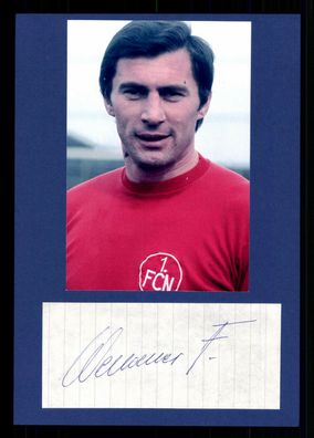 Ferdinand Wenauer 1 FC Nürnberg 60er Jahre Original Signiert ## G 30217