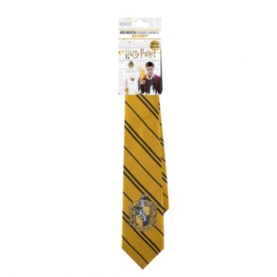 Harry Potter Hufflepuff Krawatte Necktie Hogwarts Harry Ron Hermine NEU NEW