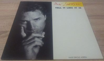 Maxi Vinyl Don Johnson - Tell it like it is